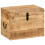 Berkfield Storage Box 39x28x31 cm Solid Wood Mango 6