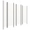 Berkfield 6-Panel Room Divider White 300x180 cm 2