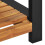 Berkfield Bench 120 cm Solid Teak Wood 6