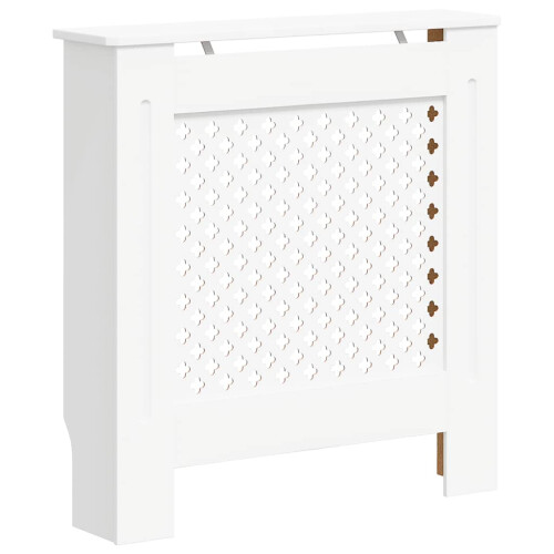 Berkfield MDF Radiator Cover White 78 cm 1