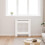 Berkfield MDF Radiator Cover White 78 cm 3