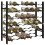 Berkfield Wine Rack for 36 Bottles Black Iron 4