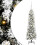 Berkfield Artificial Christmas Tree with 150 LEDs with Stand White 120 cm 2