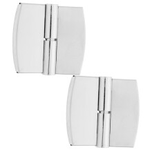2pcs Stainless Steel Self Closing Door Hinges, Heavy Duty Detachable Hidden Pivot Hinge for Commercial Restroom Partition