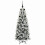 Berkfield Artificial Christmas Tree with 150 LEDs with Stand White 150 cm 3