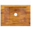 Berkfield Basin Solid Teak Wood 50x35x10 cm 4