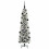 Berkfield Artificial Christmas Tree with 150 LEDs with Stand White 150 cm 3