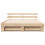 Berkfield Bed Frame with Headboard Brown 180 x 200 cm Solid Pine Wood 5