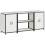 Berkfield Kitchen Storage Set with Shelf 3 pcs White Cold-rolled Steel 2