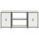 Berkfield Kitchen Storage Set with Shelf 3 pcs White Cold-rolled Steel 6
