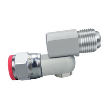 Aluminium Verfspuit Vervanging Draaibare Koppeling Spray Afsluitklep voor 45 Mm Schroefdraad Airless Spuitaccessoires