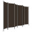 Berkfield 6-Panel Room Divider Brown 300x180 cm 3