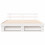 Berkfield Bed Frame with Headboard White 180 x 200 cm Solid Pine Wood 5