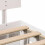 Berkfield Bed Frame with Headboard White 150 x 200 cm Solid Pine Wood 7