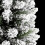Berkfield Artificial Christmas Tree with 150 LEDs with Stand White 150 cm 7