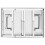 Berkfield Kitchen Folding Work Table 85x60x80 cm Stainless Steel 4