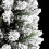 Berkfield Artificial Christmas Tree with 150 LEDs with Stand White 150 cm 7