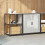 Berkfield Kitchen Storage Set with Shelf 2 pcs Silver Stainless Steel 4