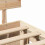 Berkfield Bed Frame with Headboard Brown 135 x 190 cm Solid Pine Wood 7