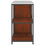 Berkfield Kitchen Storage Set with Shelf 2 pcs Rusty Weathering Steel 7
