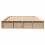 Berkfield Bed Frame Brown 150 x 200 cm Solid Pine Wood 5