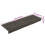 Berkfield Stair Mats Self-adhesive 15 pcs 65x21x4 cm Anthracite Rectangular Edge 8
