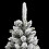 Berkfield Artificial Christmas Tree with 150 LEDs with Stand White 150 cm 7