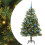 Berkfield Artificial Hinged Christmas Tree with Cones Green 150 cm 2