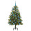 Berkfield Artificial Hinged Christmas Tree with Cones Green 150 cm 3