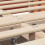 Berkfield Bed Frame Wax Brown 135 x 190 cm Solid Pine Wood 6
