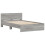 Berkfield Bed Frame without Mattress Grey Sonoma 135x190 cm Double 4