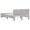 Berkfield Bed Frame without Mattress Grey Sonoma 135x190 cm Double 7