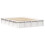 Berkfield Bed Frame White 120 x 190 cm Solid Pine Wood 4