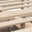 Berkfield Bed Frame White 120 x 190 cm Solid Pine Wood 6