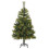 Berkfield Artificial Hinged Christmas Tree with Cones Green 150 cm 4