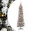 Berkfield Artificial Christmas Tree with 150 LEDs with Stand White 150 cm 2