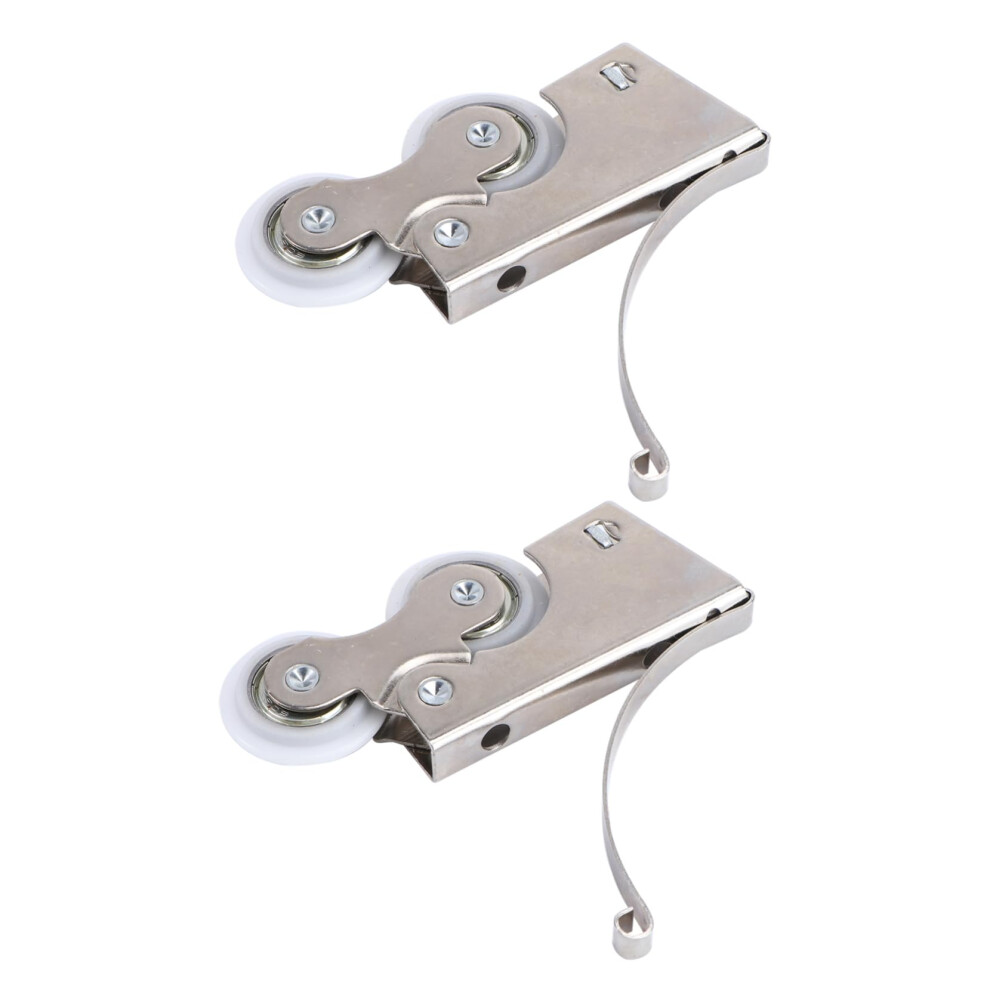 2Pcs Sliding Door Rollers For Wardrobe And Closet, Smooth Sliding Performance, Durable Barn Door Hardware 9045646590905