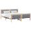 Berkfield Bed Frame Light Grey 180 x 200 cm Solid Pine Wood 3
