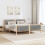 Berkfield Bed Frame Light Grey 180 x 200 cm Solid Pine Wood 4
