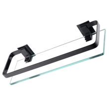 Tempered Glass Bathroom Wall Shelf, SpaceSaving Over Toilet Organizer with Modern Look