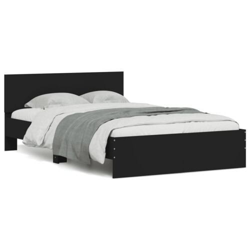 Berkfield Bed Frame without Mattress Black 120x190 cm Small Double 1