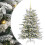 Berkfield Artificial Hinged Christmas Tree White 120 cm PE and PVC 2