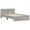 Berkfield Bed Frame without Mattress Grey Sonoma 120x190 cm Small Double 4
