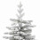 Berkfield Artificial Hinged Christmas Tree White 180 cm PE and PVC 6
