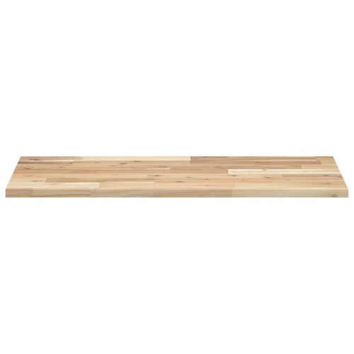 Berkfield Bathroom Vanity Top Untreated 80x40x2 cm Solid Wood Acacia 2