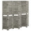 Berkfield 6-Panel Room Divider Grey 214x166 cm Solid Wood 4