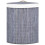 Berkfield Bamboo Corner Laundry Basket Grey 60 L 4