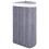Berkfield Bamboo Corner Laundry Basket Grey 60 L 5