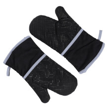 Single Silicone Oven Mitt Heat Resistant Non Slip BBQ Glove for Cooking Baking and Grilling