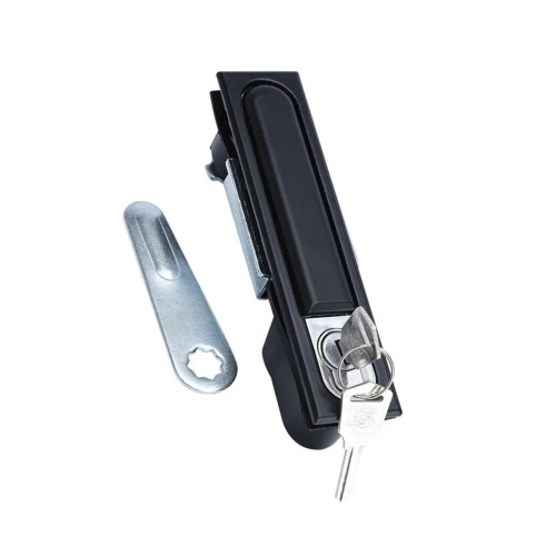 MS4901 Switch Control Cabinet Lock for Electrical Panel, Durable Iron Construction, Secure Locking Mechanism, 1Pc